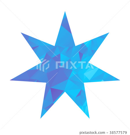triangle star blue triangle star blue 38577579