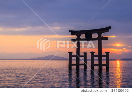 Dawn of Lake Biwa Dawn of Lake Biwa 38580692