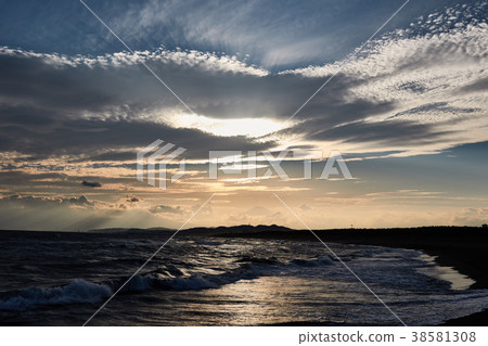 湘南景觀茅崎海岸 湘南景觀茅崎海岸 38581308
