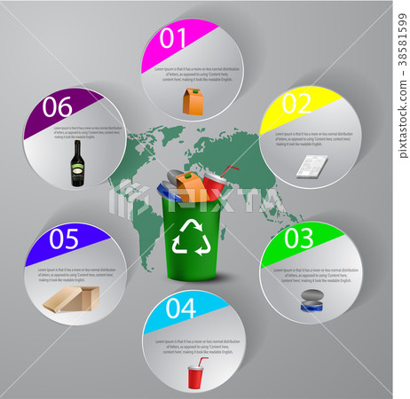 recycling bins illustration recycling bins illustration 38581599