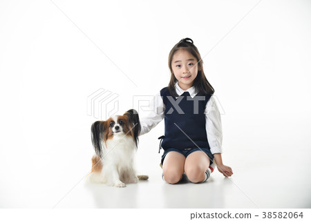 Puppies and children Puppies and children 38582064