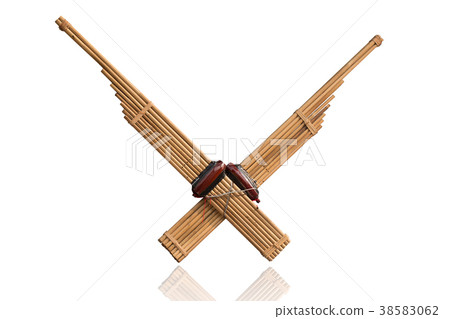 Kan Thai-Lao reed mouth organ old traditional 38583062