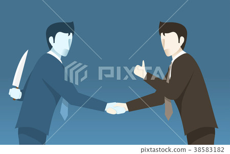 Bad Businessman Betray to the Other. 38583182