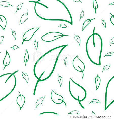 Seamless Leaf curve background. Seamless Leaf curve background. 38583282