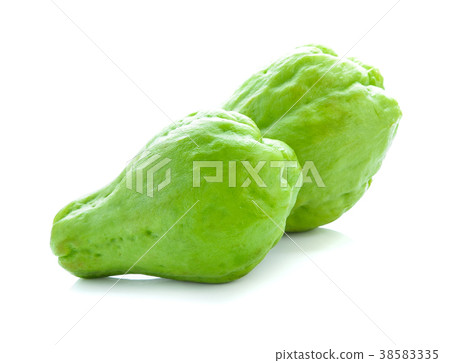 Chayote isolated on white background 38583335