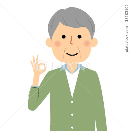 Senior Male Grandpa OK Senior Male Grandpa OK 38585103