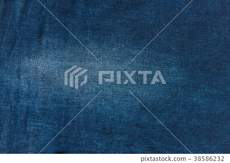 Close view on jeans denim texture. 38586232