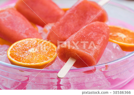 Healthy refreshing popsicles snack Healthy refreshing popsicles snack 38586366
