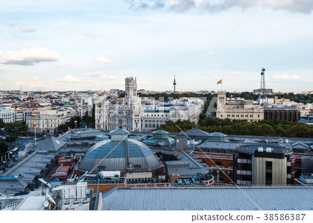 Skyline of Madrid from Circulo de Bellas Artes 38586387