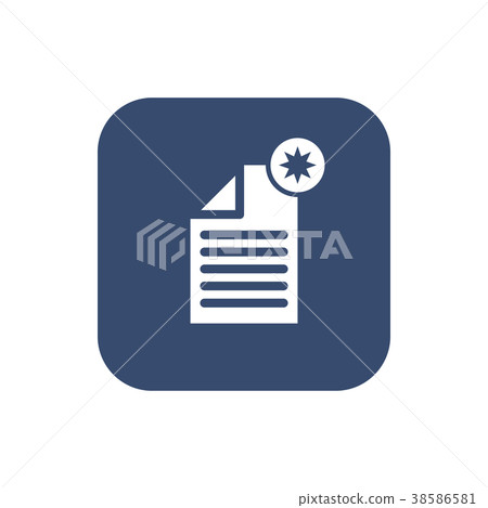 -Create document- icon. Flat design - Stock Illustration [38586581] - PIXTA
