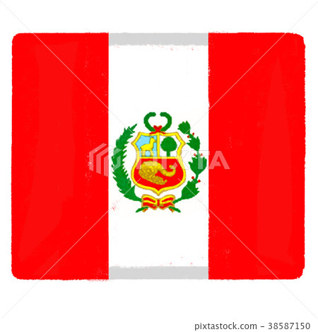 國旗手繪秘魯 38587150
