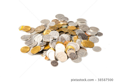 Four balls of colored wool skewered Four balls of colored wool skewered 38587500