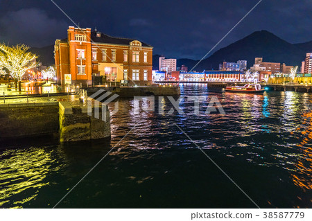 «Fukuoka Prefecture» Mojiko retro district · night view «Fukuoka Prefecture» Mojiko retro district · night view 38587779