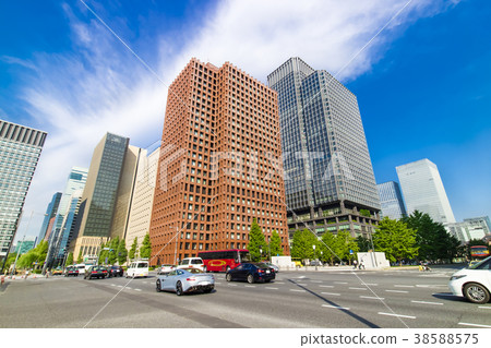 Urban landscape of the office town Urban landscape of the office town 38588575