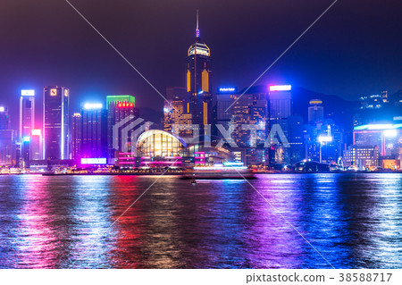 “香港”港島夜景 “香港”港島夜景 38588717