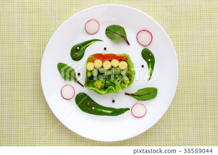 Terrine of vegetables Terrine of vegetables 38589044