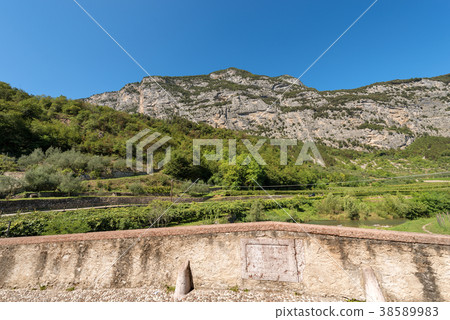 Roman Bridge over the River Sarca - Italy 38589983