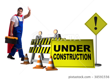 Concept of under construction for your webpage 38591556