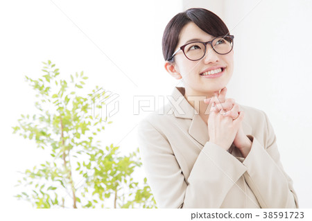 Business office woman businessman white background Business office woman businessman white background 38591723