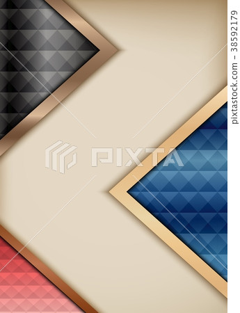 Abstract arrow background with polygon Abstract arrow background with polygon 38592179