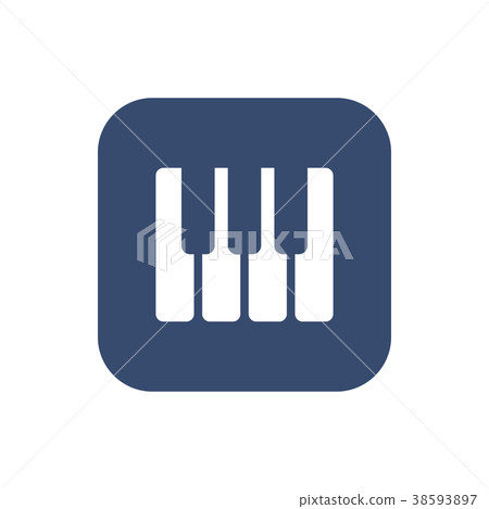 Piano Keys Icon Piano Keys Icon 38593897