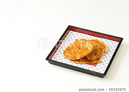 Japanese sweets senbei okaki 38593975