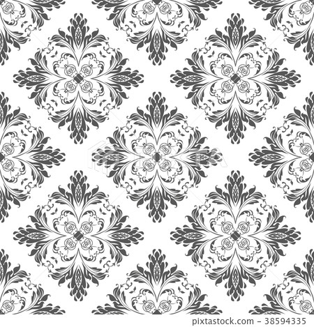 Wallpaper in the style of Baroque. A seamless Wallpaper in the style of Baroque. A seamless 38594335