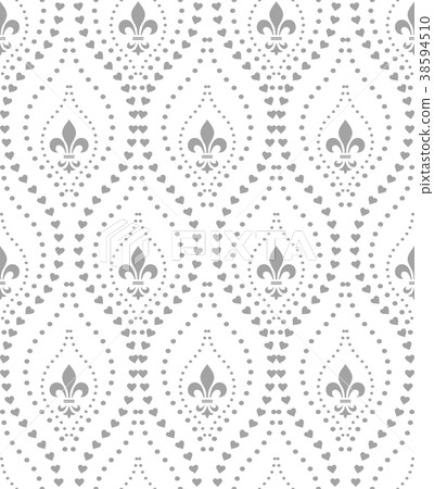 The geometric pattern with wavy lines, points. The geometric pattern with wavy lines, points. 38594510