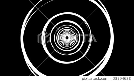 Tunnel Motion Effects with Spinning Circles Tunnel Motion Effects with Spinning Circles 38594628