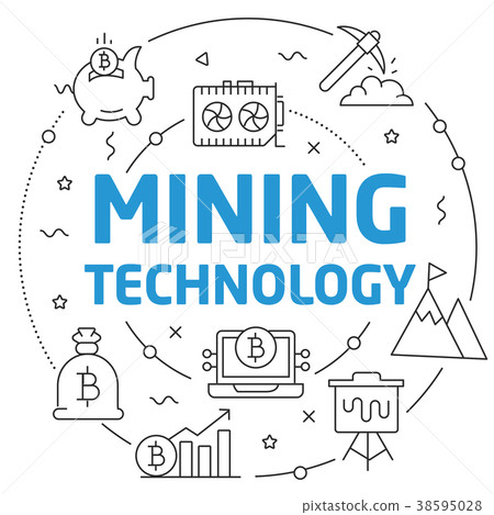 Lines illustration bitcoin Lines illustration bitcoin 38595028