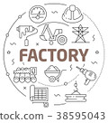 Lines illustration factory 38595043