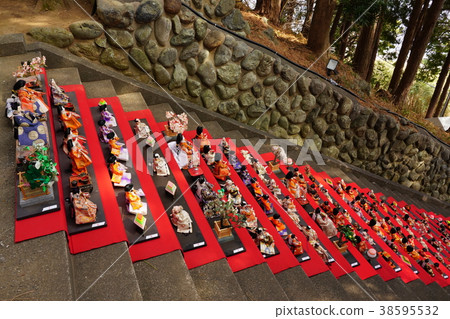 “靜岡縣”杉山神社Hinadan裝飾 38595532