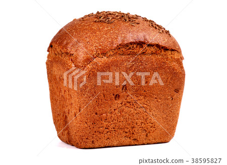 Rye bread covered with sesame seeds 38595827