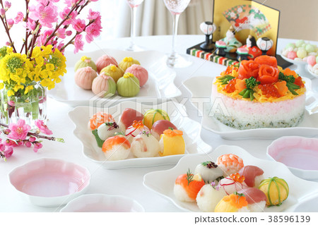 Hinamatsuri Temari Sushi Cake Sushi Hinamatsuri Temari Sushi Cake Sushi 38596139