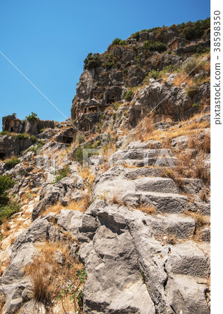 Ancient lycian Myra rock tomb Ancient lycian Myra rock tomb 38598350