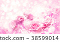 Pink roses flowers, bokeh  background. 38599014