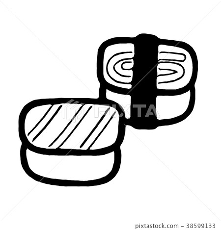hand drawn Sushi. cartoon vector and illustration hand drawn Sushi. cartoon vector and illustration 38599133