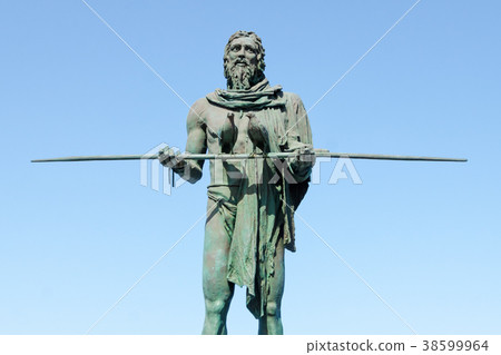 Statue of Anaterve, a Guanche chief or a mencey 38599964