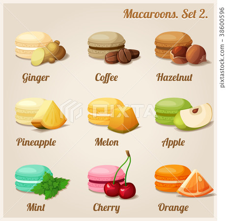 Macaroons. Set 2. 38600596