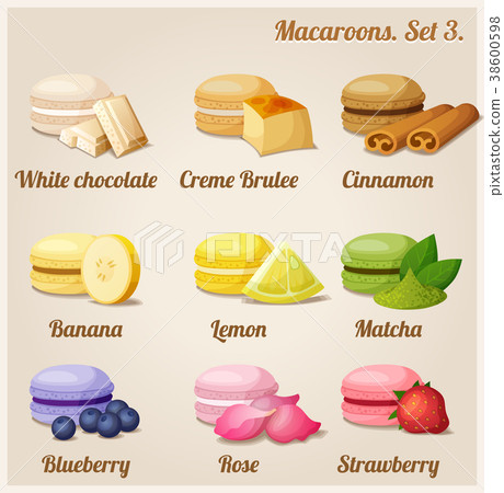 Macaroons. Set 3. 38600598