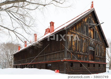 Sapporo No. 2 farm in the farmhouse with a view of snow 38603749