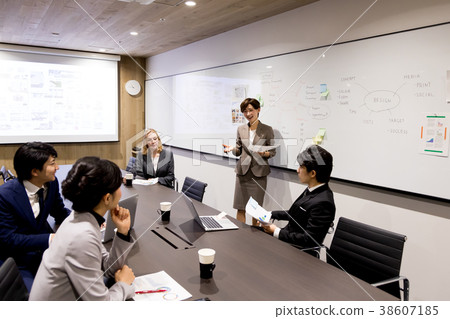 Office image executive creative meeting 38607185