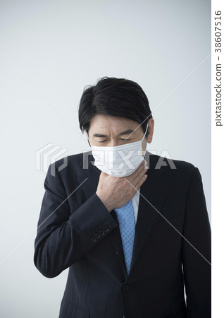 Poor health businessman male 38607516