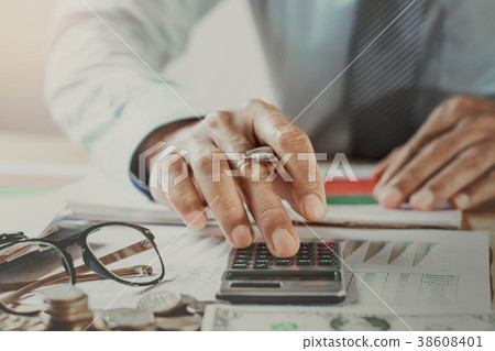 accountant working in office. business finance accountant working in office. business finance 38608401
