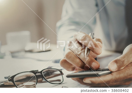 accountant working in office. business finance accountant working in office. business finance 38608402