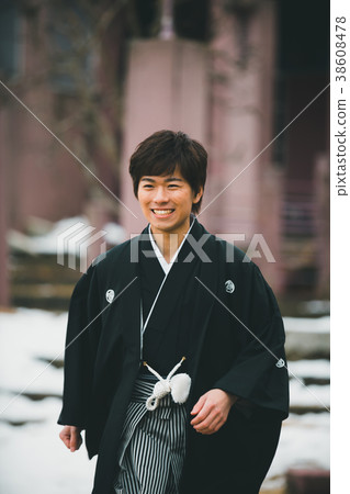 coming-of-age celebration, graduation ceremony, male 38608478