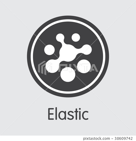 Elastic Virtual Currency. Vector XEL Trading Sign. 38609742