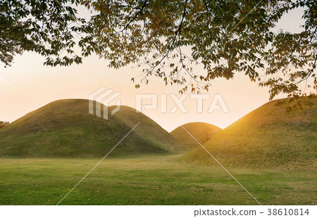Tumuli park royal tombs complex 38610814