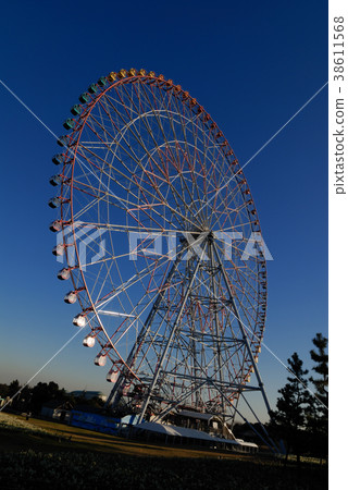 摩天輪Sakai Rinkai公園藍天纜車 摩天輪Sakai Rinkai公園藍天纜車 38611568