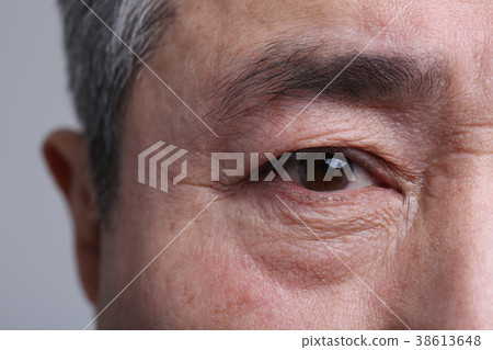 東方男人的臉表情，高級，中年，老人，特寫，健康 38613648